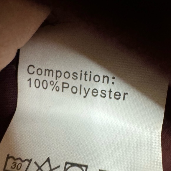 SHEIN Curve Maroon Brown Tie Front Short Sleeve Blouse Size 1XL NWOT ☀️ - Picture 14 of 14